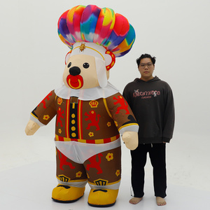 <span class=keywords><strong>Disfraz</strong></span> de Mascota Inflable Personalizado con Certificación CE, Diseño de <span class=keywords><strong>Oso</strong></span> Teddy Árabe, Personaje de Dibujos Animados, para Fiestas de Adultos - Product Image 2