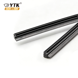 YTK 6 mm Lames d'essuie-glace universelles à crochet U/J pour pare-brise, avec cadre métallique, en forme d'os, et bandes de rechange en caoutchouc - Product Image 1