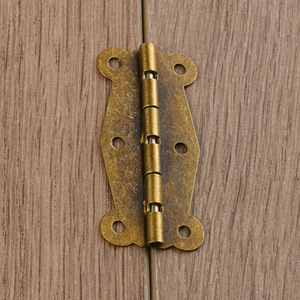 Antique Style H Type Furniture Hinge Iron Plated Surface Mount For Wooden <b>Boxes</b> And Wine <b>Boxes</b> 90 Degree 180 Degree Hinges - Product Image 4
