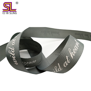 Di alta qualità in raso di gros grain nastro di dimensioni personalizzate con prezzo di fabbrica OEM personalizzato Logo del marchio Artwork stampato per i regali - Product Image 5