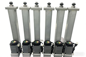 Actuador Servoeléctrico de Varilla de Acero Inoxidable de Alta Potencia (20000N) con Motor y Rodamiento para Cilindros Industriales - Product Image 4