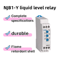 Relais de tension miniature scellé Chint NJB1-YW monophasé 220 V/380 V/24 V avec protection contre les surtensions, contacts en alliage d'argent, faible puissance