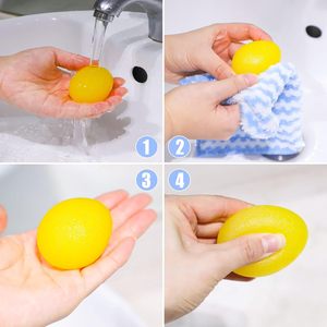 Pelotas de masaje portátiles de TPR para ejercitar los dedos, pelota de gel para la muñeca, artritis, estrés y ejercicio. - Product Image 6