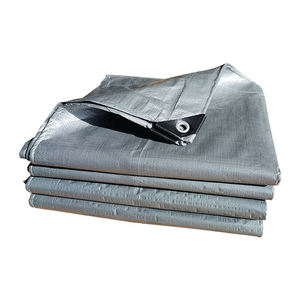 Bâche en PE argentée très résistante, imperméable, résistante aux déchirures, protégée contre les UV, couverture multi-usages pour camion, <span class=keywords><strong>bateau</strong></span> et protection extérieure - Product Image 1