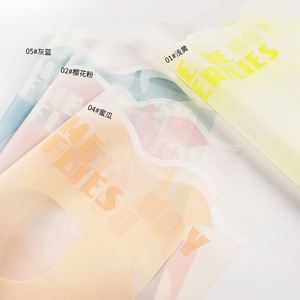 Papier d'emballage floral en plastique translucide OPP imprimé avec des lettres d'amour, design luxueux, 58*58 cm - Product Image 6