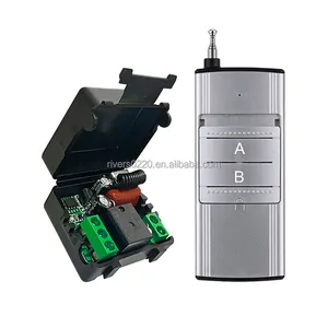 433 MHz Wireless Remote Control Switch AC220V 1CH Relay Receiver Module with Remote on off Transmitter for LED