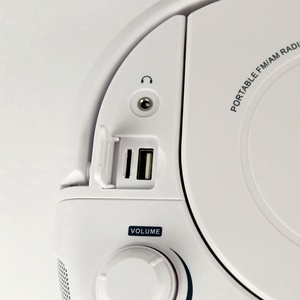 Altavoz Blanco de Alta Calidad con USB, Reproductor de MP3, Radio AM/FM, Reproductor de CD Portátil con Cassette - Product Image 5