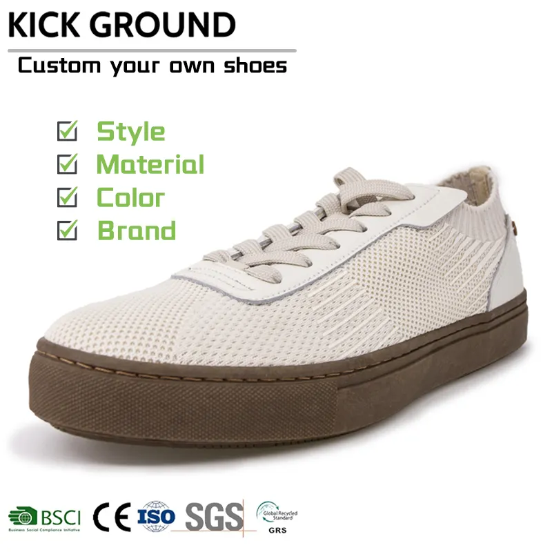 KICK GROUND Zapatos OEM ODM 캐주얼 스포츠 러닝화 제조업체 남성 워킹 스타일 농구 남성용 맞춤 신발 남성용