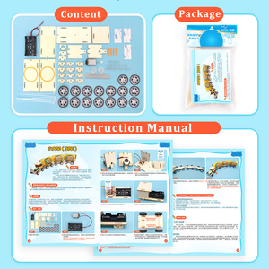 Kit de construction de machine à vapeur 3D en bois naturel durable, activité ferroviaire, apprentissage Montessori, article éducatif robuste pour loisirs créatifs - Product Image 4