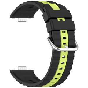 Correa de Silicona de 2 Tonos de Repuesto para Reloj Huawei Watch Fit 3/ Fit 4/ Fit 4 Pro/ Fit 5/ Fit 5 Pro, Disponible en Fábrica al por Mayor - Product Image 3