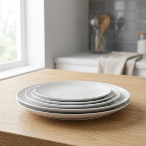 Assiette ronde en mélamine blanche écologique réutilisable avec couvercle à vis 10 pouces pour restaurant et service en chambre Vente en gros - Product Image 3