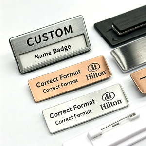 Placa de Acero Inoxidable Personalizada, Placa Metálica en Blanco para Sublimación, Insignia Magnética, Regalo Hecho a Mano, Grabado, Etiqueta Magnética con Nombre para Empleados - Product Image 3