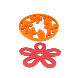 Silicone Floral Heat Insulating Mat Round Table Mat For Tea Cup Plate Home Use - Product Image 4