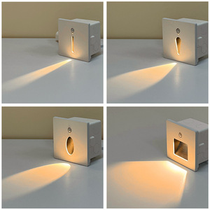Lampe de sol à capteur LED GP-Q506, encastrée, magnétique, pour marches d'escalier, coin, lampe de nuit - Product Image 1