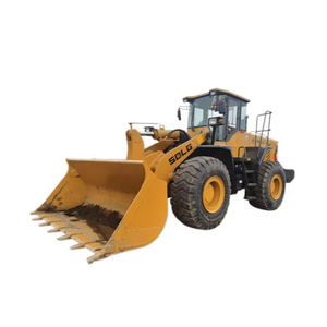 Chargeur sur pneus SDLG LG956L 5 tonnes d'occasion Chargeur frontal Machine de construction avec moteur et composants du noyau de la pompe à vendre - Product Image 1