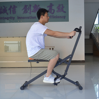 Bicicleta de ejercicio para gimnasio en casa, máquina de montar a caballo, ejercitador abdominal, máquina flexible ab