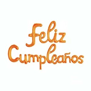 Película de aluminio de Feliz cumpleaños unida en <span class=keywords><strong>español</strong></span> de 16 pulgadas Feliz Cumpleanos letras globo de aluminio para decoración de fiesta telón de fondo - Product Image 3