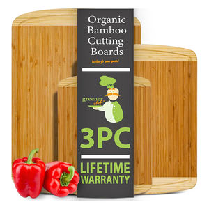 Vente en gros Ensemble de <span class=keywords><strong>planche</strong></span> à découper en bambou biologique personnalisé Derniers ustensiles de cuisine <span class=keywords><strong>avec</strong></span> réservoir de jus pour usage domestique - Product Image 1