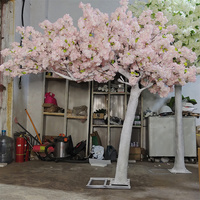 Arbre de fleurs de cerisier étendu personnalisé A-1769 mariage arbre de fleurs de cerisier artificiel rose pour événement décor intérieur extérieur