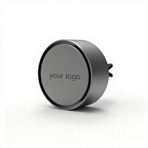 Diffuseur d'air rond en métal pour grille d'aération de voiture avec évaporation naturelle, parfum longue durée, élimination des odeurs et fonctionnement sans électricité - Product Image 2