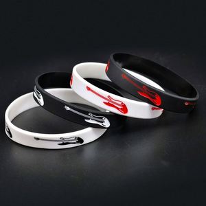 Bracelet en silicone pour concert, bracelet de guitariste, bracelet en caoutchouc pour concours de musique, fête musicale, concert, cadeau pour amis, fans, fêtes et vacances - Product Image 4