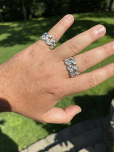 Anillos de Lujo Personalizados de Moissanita Clásica de 2 CT con Cierre de Caja, Joyería de Moda para Fiestas, Venta al Por Mayor - Product Image 4