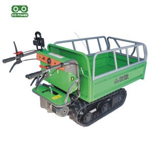 Mini dumper elettrico piccolo dell'azienda agricola con pedrail per il ribaltamento del rimorchio del trattore agricolo - Product Image 2