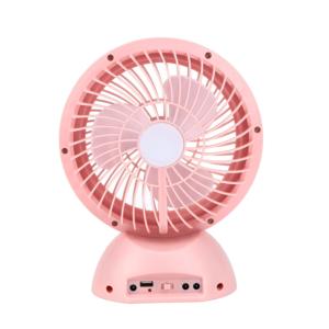 Ventilador de Mesa Solar de 6 Pulgadas con Puerto USB, Batería de Litio Recargable, Clasificación IP67, Luz LED, Uso de Emergencia para Camping con Panel Solar - Product Image 4