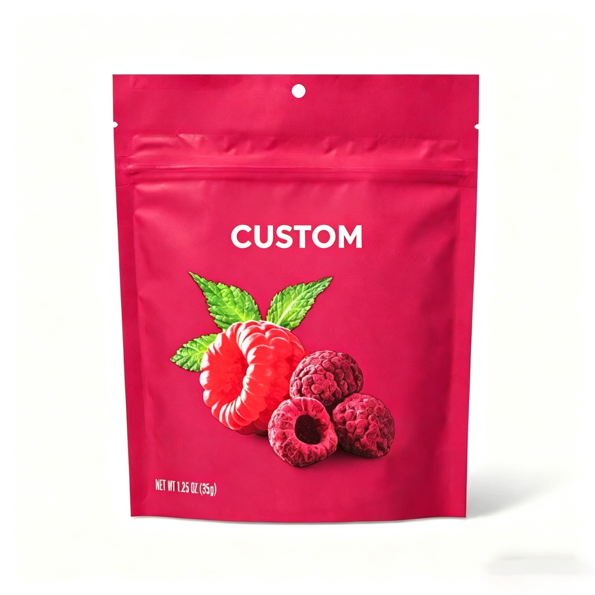 Custom Printing Your Own Logo Food Edible Resealable Smell Proof Stand Up Pouch Packaging 3.5g 7g Mylar Bag With Zipper