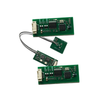 Lector de Tarjetas de Proximidad RFID ISO 14443A de 13.56MHz, Módulo Negro Impermeable IP68 de Seguridad Inteligente, Salida Wiegand para Cerradura de Puerta