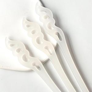 Xinbei ปิ่นปักผมหยกสไตล์โบราณสไตล์จีนใหม่จาก Hanfu acetate มัดผมไว้ทุกวันชุด10ชิ้น - Product Image 6