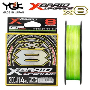YGK X-Braid Upgrade X8 8 Braided Fishing Line - Length:150M and 200M, Size:14-50lb Japan 8 Strands Multifilament PE Line