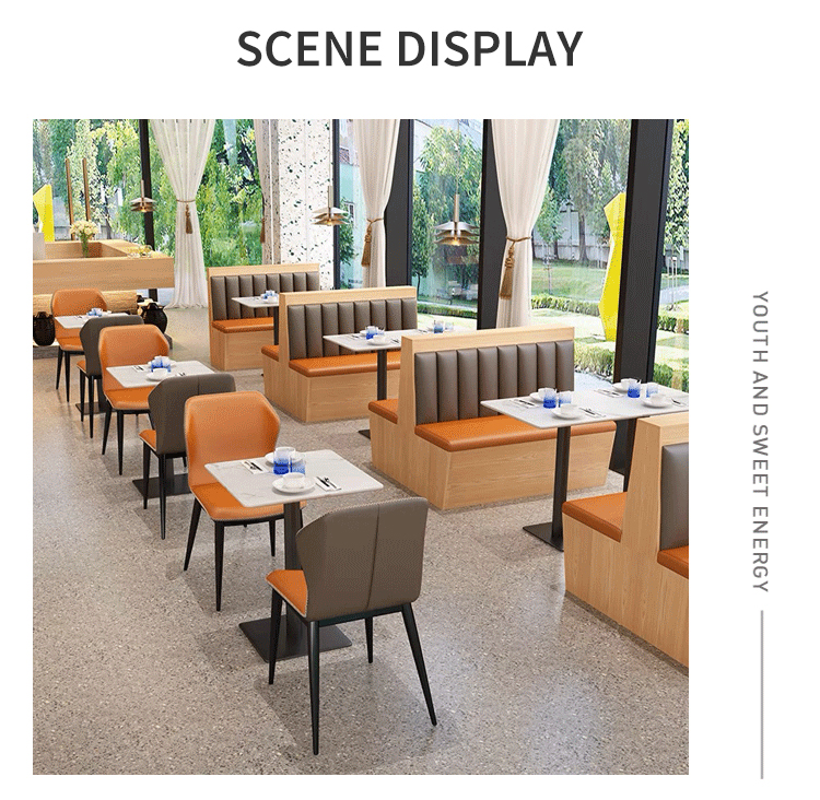 15セット 木製モダンテーブルと椅子セット カフェレストラン　引取可能な方 卸売モダンレストラン家具セットカフェファーストフードブース
