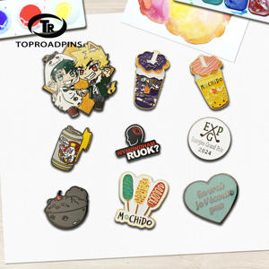 Impression UV personnalisée Cadeaux créatifs drôles Nouveau type d'épingle en émail Boîtier personnalisé - Product Image 5