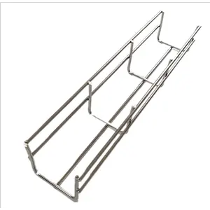 Qinkai अनुकूलित तार जाल केबल ट्रे सुपर बाजार डाटा केंद्र कार्यालय औद्योगिक कर्कश तार जाल केबल ट्रे