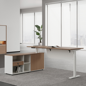 Minimalist Solid Wood Office Furniture Executive L Shaped Office Workstation Desk Executive Manager <b>Table</b> - Product Image 4
