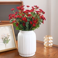 ZZLTY Vente en gros de petites roses artificielles grimpantes pour la décoration florale de mariage, de la maison et du salon