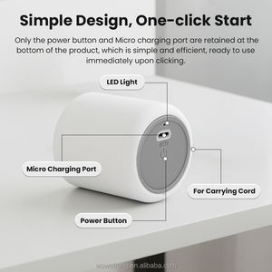 Máquina <span class=keywords><strong>de</strong></span> Sonido Portátil para Bebés y Adultos, Mini Máquina <span class=keywords><strong>de</strong></span> Sonido para Dormir con Temporizador y Memoria, Regalo para Oficina y Hotel - Product Image 3