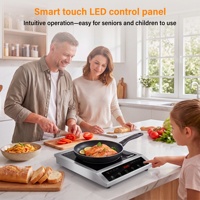 Cuisinière à induction Sonifer SF-3088 à commande tactile intelligente, haute puissance, base en caoutchouc antidérapante, vente chaude, pour la maison, l'hôtel, le dortoir