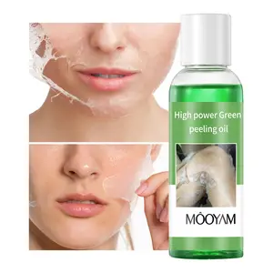 Vücut ve yüz bakımı yırtılma beyazlatma ve yeşil peeling yağı ile cildi canlandırıcı için sıcak satış soyma yağı