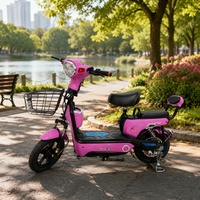 Vélo électrique standard en gros de Chine, pneu de 14 pouces, moteur sans balais de 350 W, vélo électrique pour les trajets quotidiens en ville