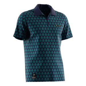 T-shirt en polyester à manches courtes pour homme, imprimé par sublimation, 100 % polyester, personnalisable, avec fermeture éclair – Grande Vente - Product Image 3