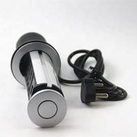 Prise de courant intelligente USB pneumatique à extraction automatique pour réunion multimédia, prise escamotable pour cuisine, bureau, mobilier