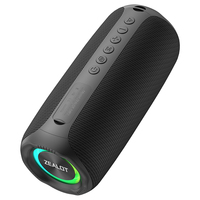 Altavoz inalámbrico Zealot MP2 de 20W, iluminación LED RGB, batería de 3600mAh, compatible con tarjeta de memoria TF para uso en fiestas y exteriores