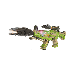 Pistola de luz y sonido de plástico al por mayor, pistola de juguete eléctrica para niños, juguetes pulverizadores, pistolas de juguete eléctricas para niños - Product Image 2