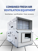 Unité de climatisation de ventilation de récupération de chaleur de contournement de style moderne, climatisation centrale de système de cvc