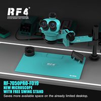 Microscope stéréo RF-C39 avec caméra d'imagerie infrarouge et résolution 4K, kit de microscopie pour l'analyse de cartes de circuits imprimés/cartes mères