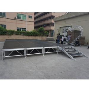 Plataforma de escenario interior ajustable en altura, escenario de aluminio para eventos - Product Image 4