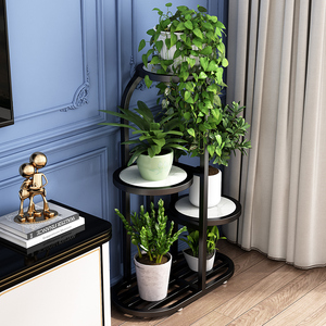 Présentoirs en métal et bois pour fleurs artificielles, étagères multicouches pour décoration de mariage, jardin et balcon - Product Image 4
