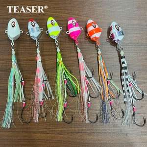 J18 Inchiku Jig Leurre <span class=keywords><strong>de</strong></span> pêche en métal Jig Assist Hook Jigbait Gang Snapper Dhufish Leurres <span class=keywords><strong>de</strong></span> pêche en eau salée - Product Image 2